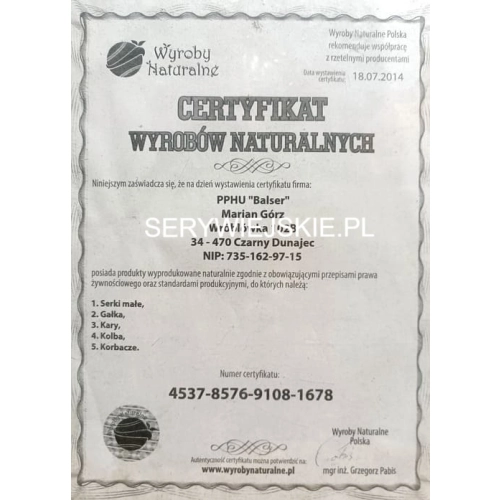 Korboce z Podhala, faruki – ser wędzony typu warkocze